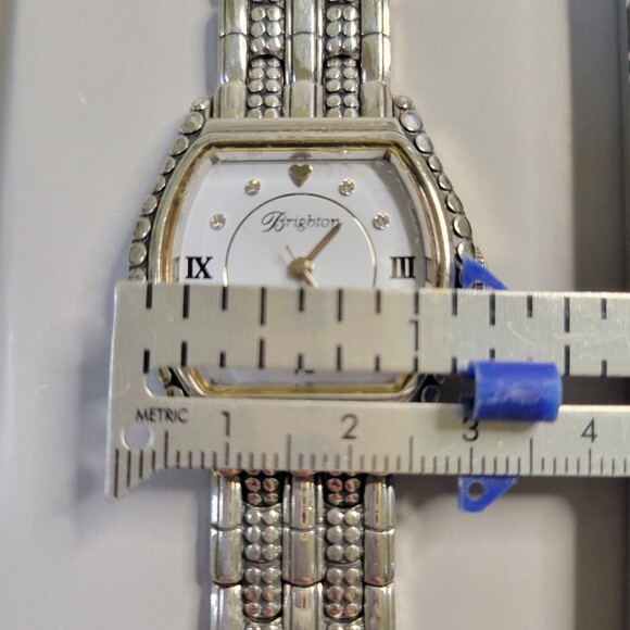 Brighton Berne silver plated watch Pebble Collection STYLE W10330 - Picture 13 of 13